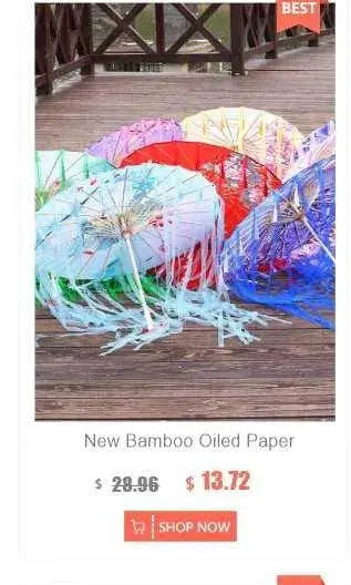 LED Chinese Japan Yarn Oiled Paper Silk Cloth Umbrella Costume Ancient Princess Umbrella Drama White Craft Umbrella Cosplay SS69