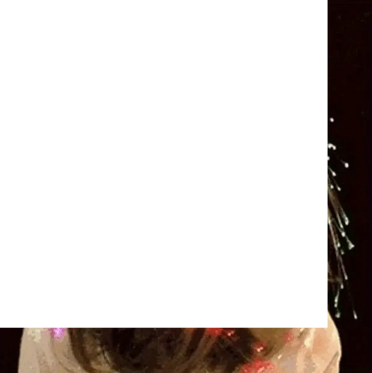 LED Glitter Wig  Braids Colorful Butterfly Lights - SS69