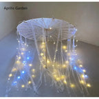 LED Yarn Silk Cloth Lace Decorative Umbrella Beach Parasol Princess Chinese Japan Umbrella Drama Craft Umbrella Cosplay - SS69