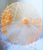 LED Yarn Silk Cloth Lace Decorative Umbrella Beach Parasol Princess Chinese Japan Umbrella Drama Craft Umbrella Cosplay SS69
