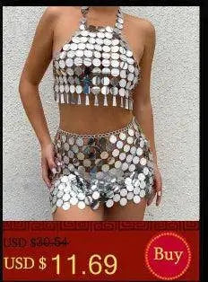 Lacteo Trendy Nose Rings for Women Connecting Earrings Black Green Small Crystal Beads Fake Nostril Piercing Clip Jewelry Ladies SS69