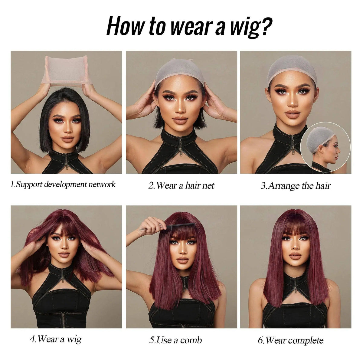 Light Pink Long Wavy Cosplay Synthetic Hair Wigs with Bangs for White Women Afro Lolita Water Wave Halloween Heat Reisitant Wig - SS69