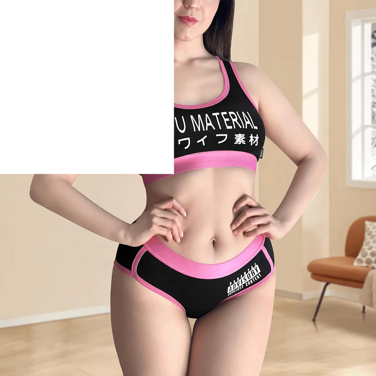 Littleforbig Cotton Camisole and Panties Sports Loungewear | Waifu Material - SS69