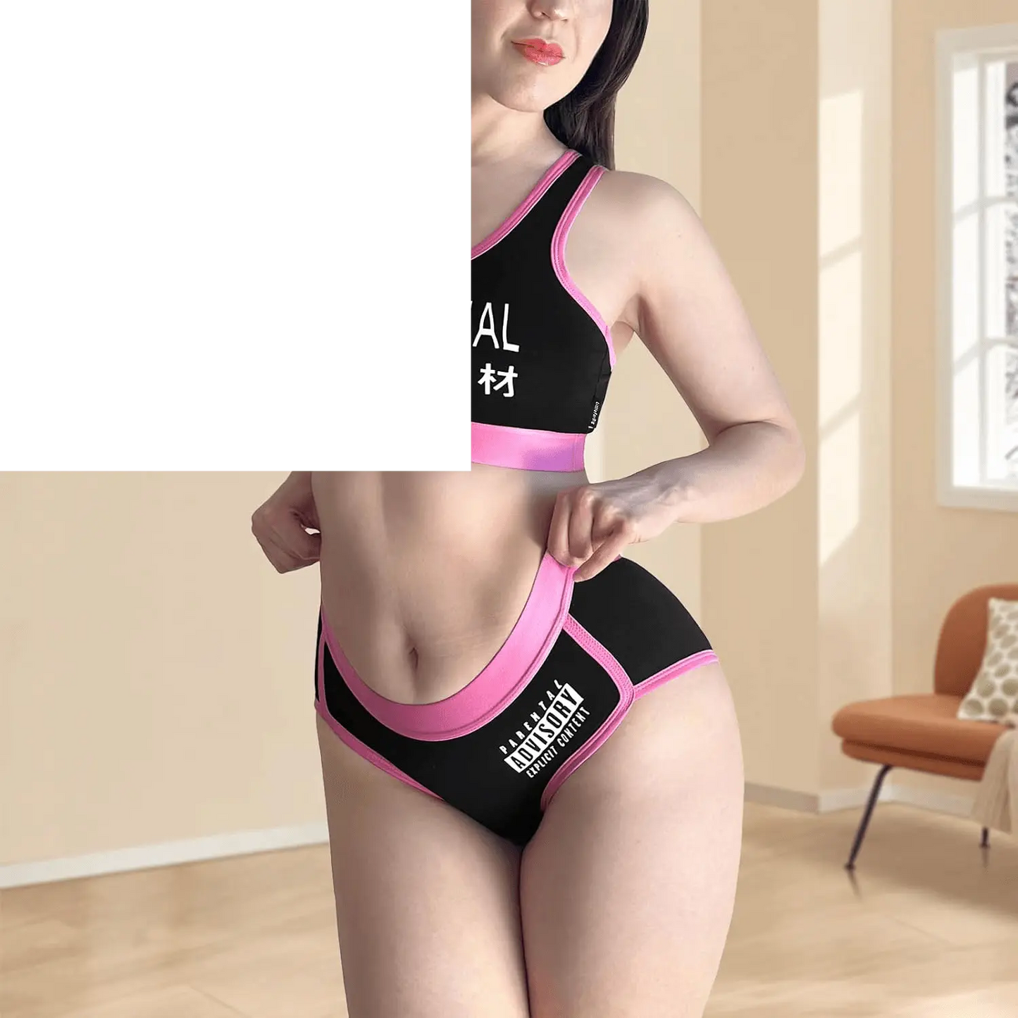 Littleforbig Cotton Camisole and Panties Sports Loungewear | Waifu Material - SS69