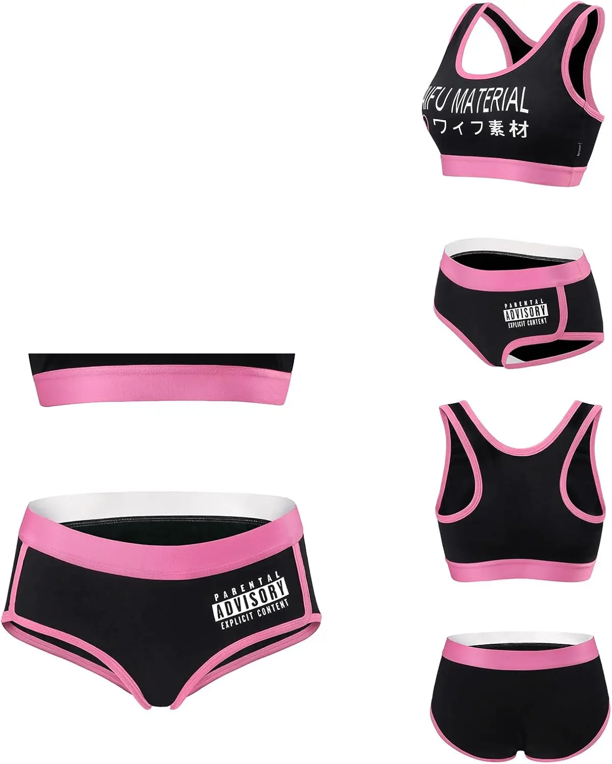 Littleforbig Cotton Camisole and Panties Sports Loungewear | Waifu Material - SS69