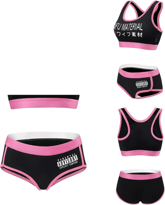 Littleforbig Cotton Camisole and Panties Sports Loungewear | Waifu Material - SS69