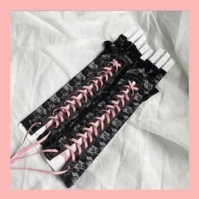 Lolita Girls Sweet Tank Top And Skirt 2-piece set High Waist Ruffles Bow Pleated Skirt Harajuku Cute Cake Mini Skirts - SS69