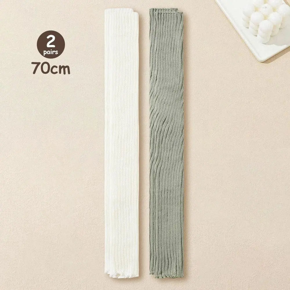 Lolita Leg Warmers Women Long Socks Knitted Warm Foot Cover White Arm Warmer Ladies Autumn Winter Crochet Socks Boot Cuffs - SS69