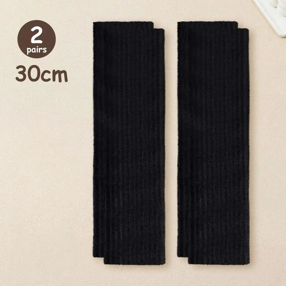 Lolita Leg Warmers Women Long Socks Knitted Warm Foot Cover White Arm Warmer Ladies Autumn Winter Crochet Socks Boot Cuffs - SS69