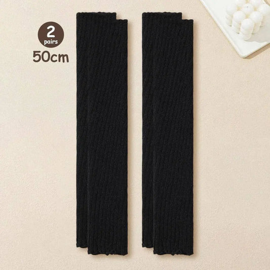 Lolita Leg Warmers Women Long Socks Knitted Warm Foot Cover White Arm Warmer Ladies Autumn Winter Crochet Socks Boot Cuffs SS69 20.69 2 Pairs 19 / One Size