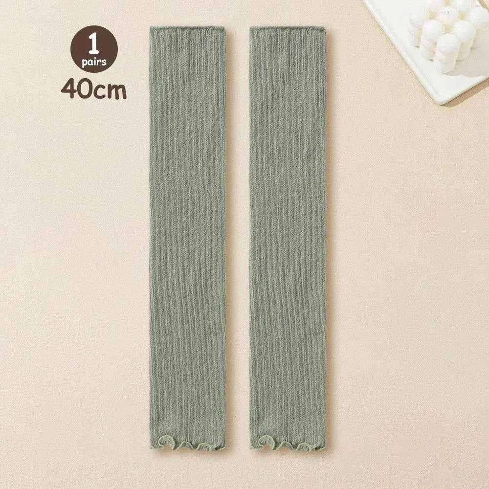 Lolita Leg Warmers Women Long Socks Knitted Warm Foot Cover White Arm Warmer Ladies Autumn Winter Crochet Socks Boot Cuffs SS69 13.69 1 Pair 2 / One Size