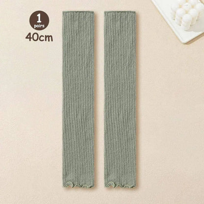 Lolita Leg Warmers Women Long Socks Knitted Warm Foot Cover White Arm Warmer Ladies Autumn Winter Crochet Socks Boot Cuffs SS69 13.69 1 Pair 2 / One Size
