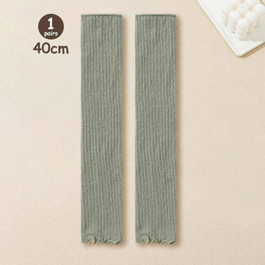 Lolita Leg Warmers Women Long Socks Knitted Warm Foot Cover White Arm Warmer Ladies Autumn Winter Crochet Socks Boot Cuffs SS69 13.69 1 Pair 2 / One Size