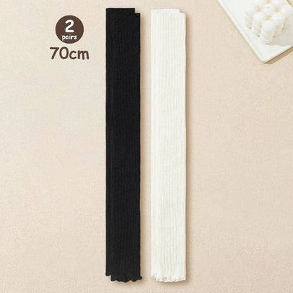 Lolita Leg Warmers Women Long Socks Knitted Warm Foot Cover White Arm Warmer Ladies Autumn Winter Crochet Socks Boot Cuffs SS69 23.69 2 Pairs 11 / One Size