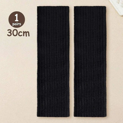 Lolita Leg Warmers Women Long Socks Knitted Warm Foot Cover White Arm Warmer Ladies Autumn Winter Crochet Socks Boot Cuffs SS69 12.69 1 Pair 8 / One Size
