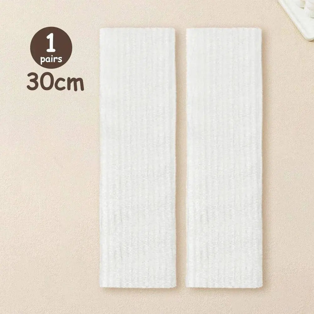 Lolita Leg Warmers Women Long Socks Knitted Warm Foot Cover White Arm Warmer Ladies Autumn Winter Crochet Socks Boot Cuffs SS69 13.69 1 Pair 6 / One Size