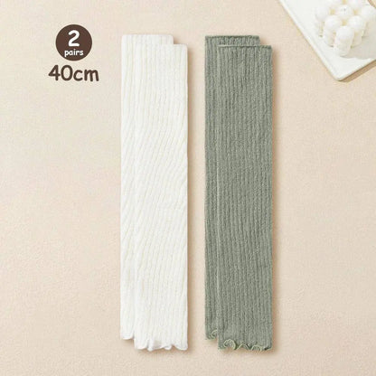 Lolita Leg Warmers Women Long Socks Knitted Warm Foot Cover White Arm Warmer Ladies Autumn Winter Crochet Socks Boot Cuffs SS69 19.69 2 Pairs 4 / One Size