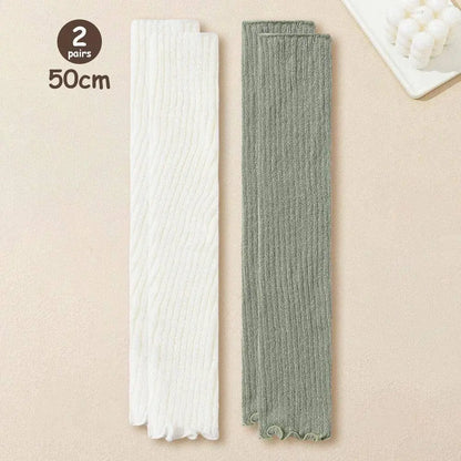 Lolita Leg Warmers Women Long Socks Knitted Warm Foot Cover White Arm Warmer Ladies Autumn Winter Crochet Socks Boot Cuffs SS69 19.69 2 Pairs 3 / One Size