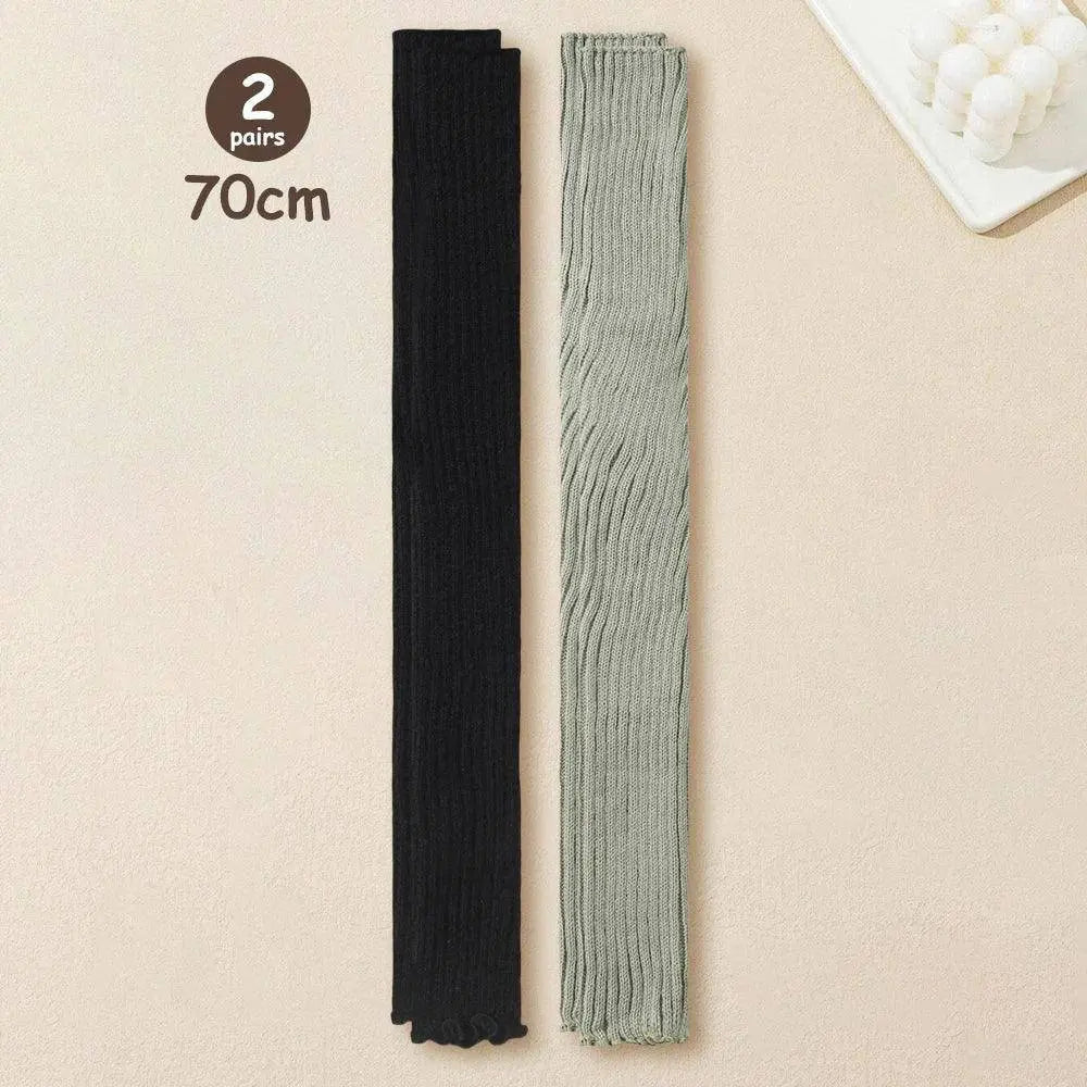 Lolita Leg Warmers Women Long Socks Knitted Warm Foot Cover White Arm Warmer Ladies Autumn Winter Crochet Socks Boot Cuffs SS69 21.69 2 Pairs 7 / One Size