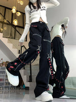 Loose Straight Leg Jeans, Casual Versatile Denim Pants For Women, Women's Clothing & Denim SS69