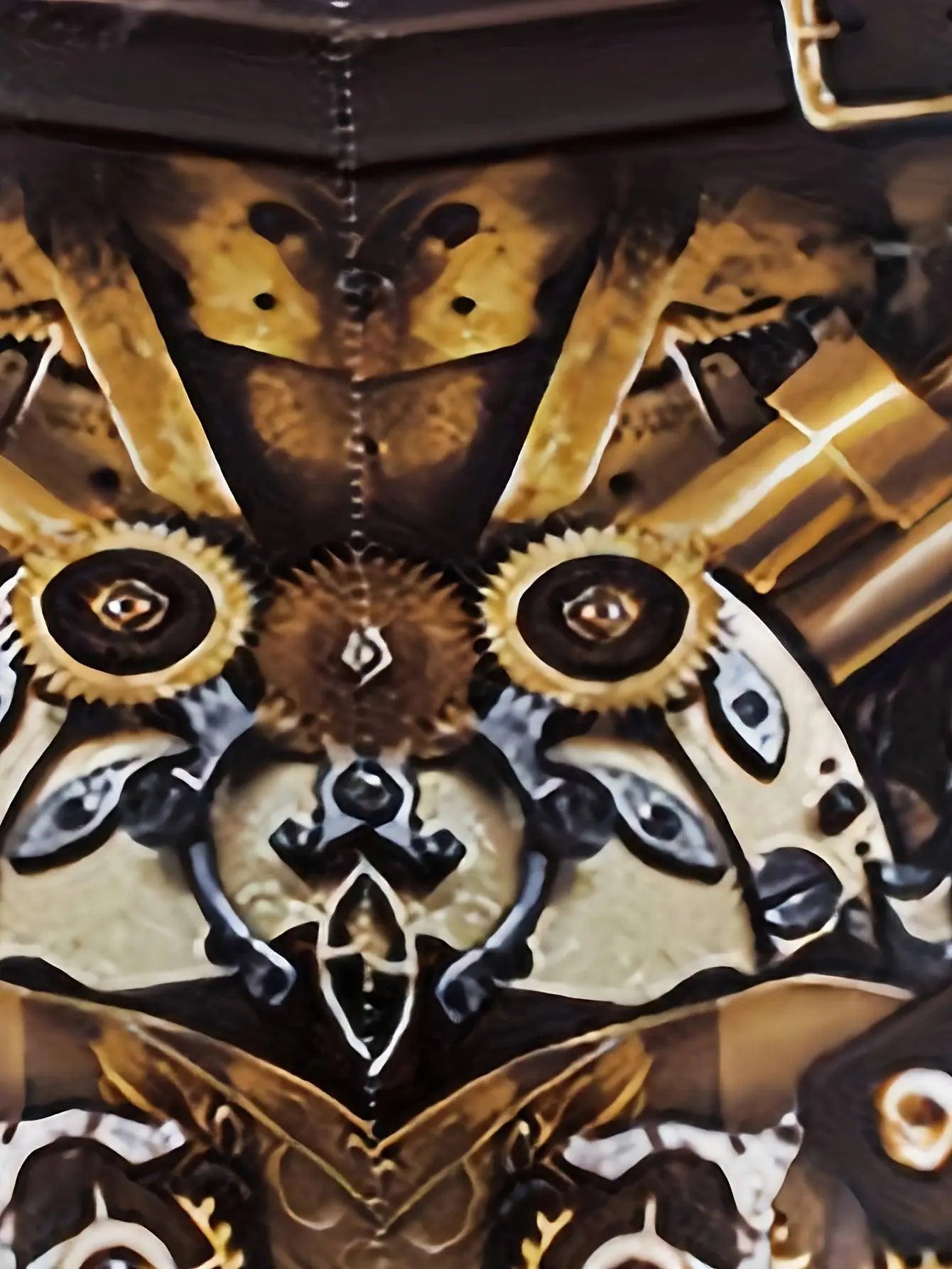 Machine Graphic Print Leggings, High Waist Casual Every Day Sports Pants, Women's Clothing SS69