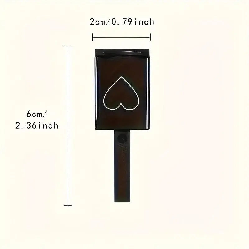 Magnetic Cat Eye Nail Polish Gel with Heart & Wave Patterns - Strong Square Magnet, Scent-Free Manicure Tool for Hands, Feet & Nails - SS69