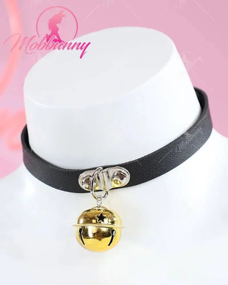 Mobbunny Women's Kawaii Homewear Sexy Lingerie Set Plush Cat Paw Three-Point Top and Panty with Skirt Choker - SS69