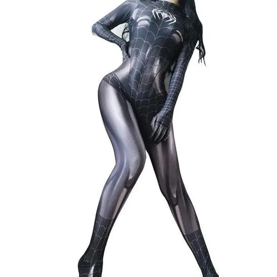 Movie Marvel Spiderman Cosplay Costume Women Superhero Spider Venom Cos Jumpsuits Sexy Bodsuit Halloween Carnival Party Outfits SS69