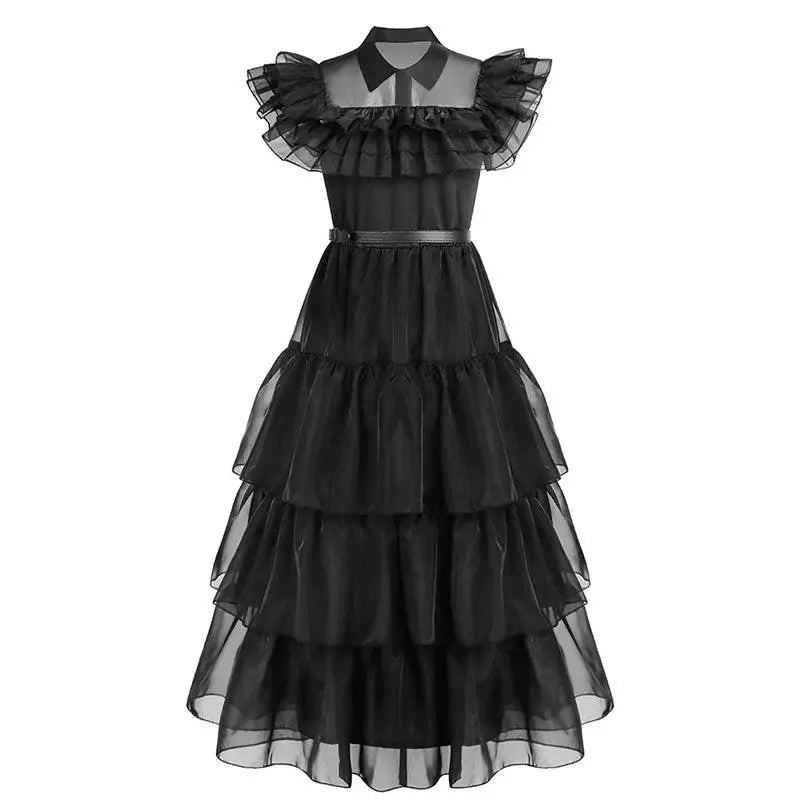 Movie Wednesday Cosplay Dresses Wednesday Addams Cosplay Costume - SS69