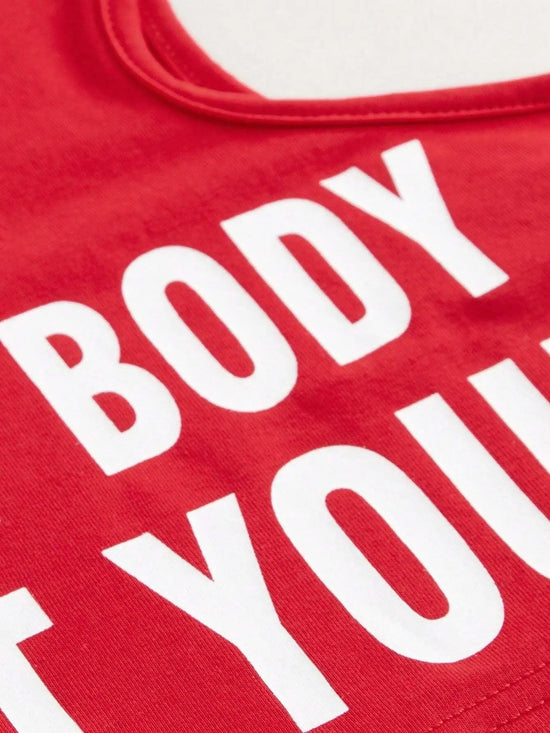 My Body, Not Yours Slogan & Graphic Design | Tank Top - SS69