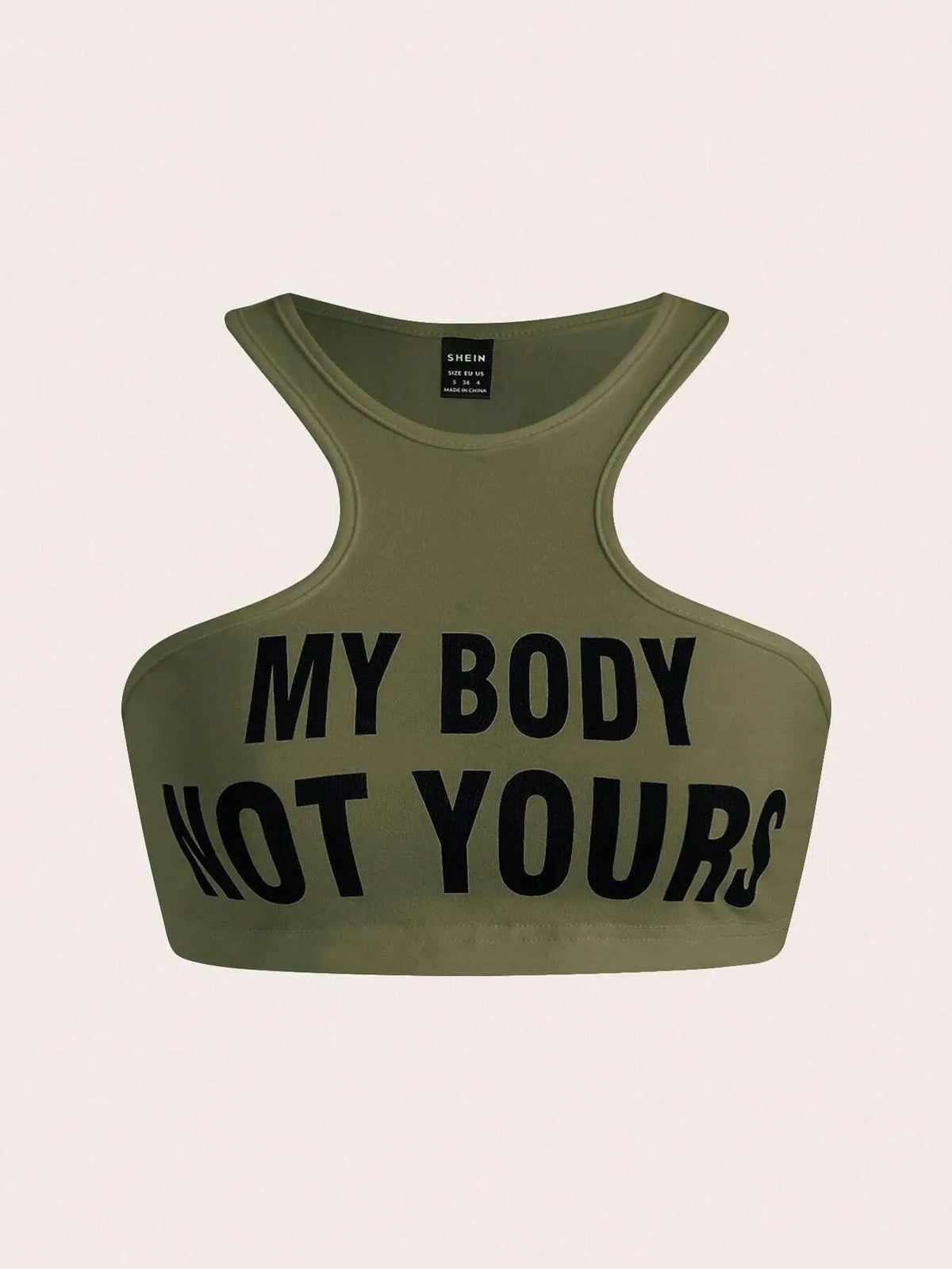My Body, Not Yours Slogan & Graphic Design | Tank Top - SS69