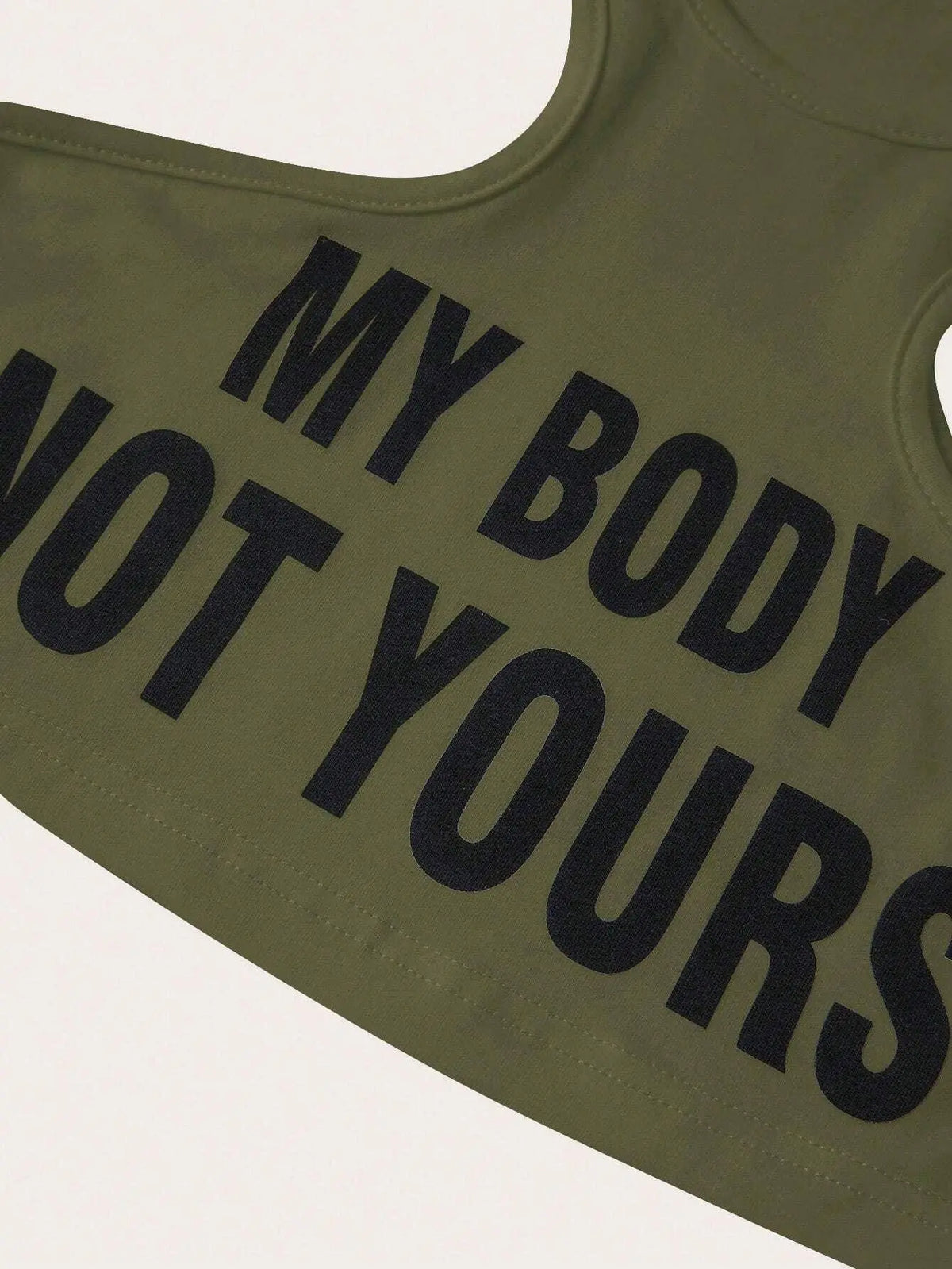 My Body, Not Yours Slogan & Graphic Design | Tank Top - SS69