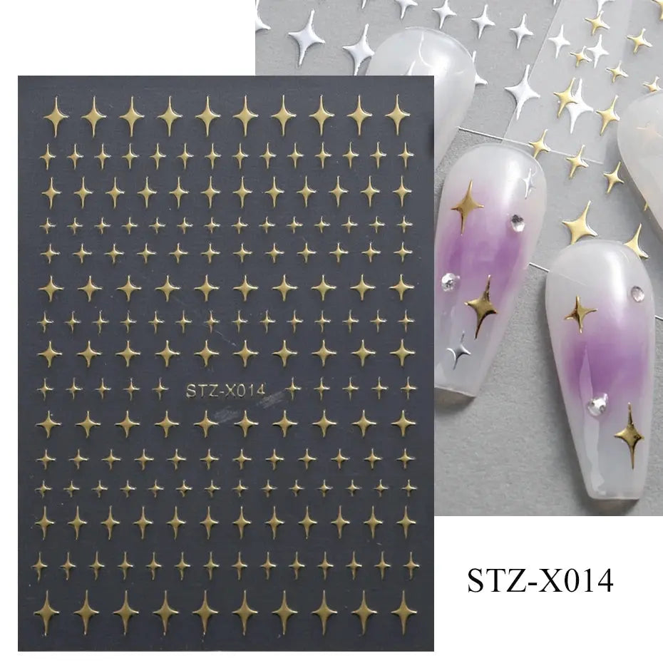 Nail Stickers Gothic Design SS69 4.69 STZ-X014