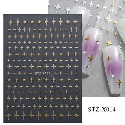 Nail Stickers Gothic Design SS69 4.69 STZ-X014