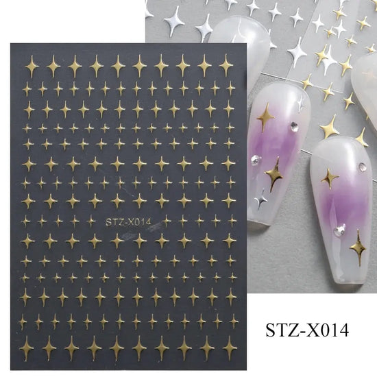 Nail Stickers Gothic Design SS69 4.69 STZ-X014