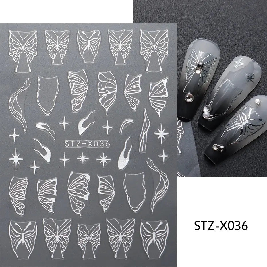 Nail Stickers Gothic Design SS69 6.69 STZ-X036
