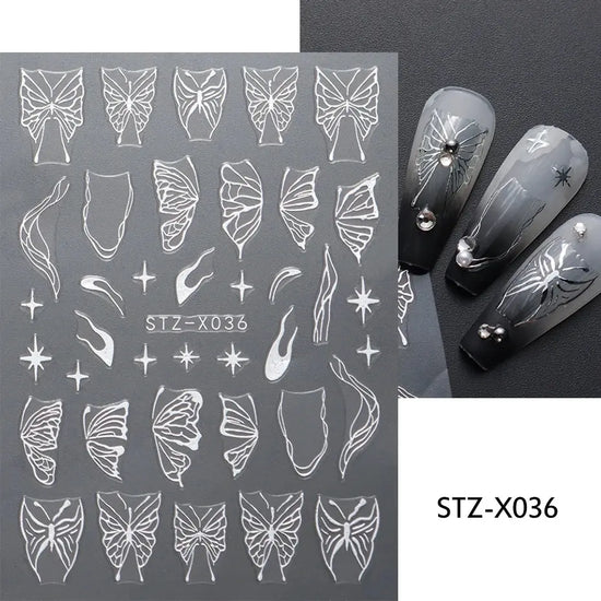 Nail Stickers Gothic Design SS69 6.69 STZ-X036