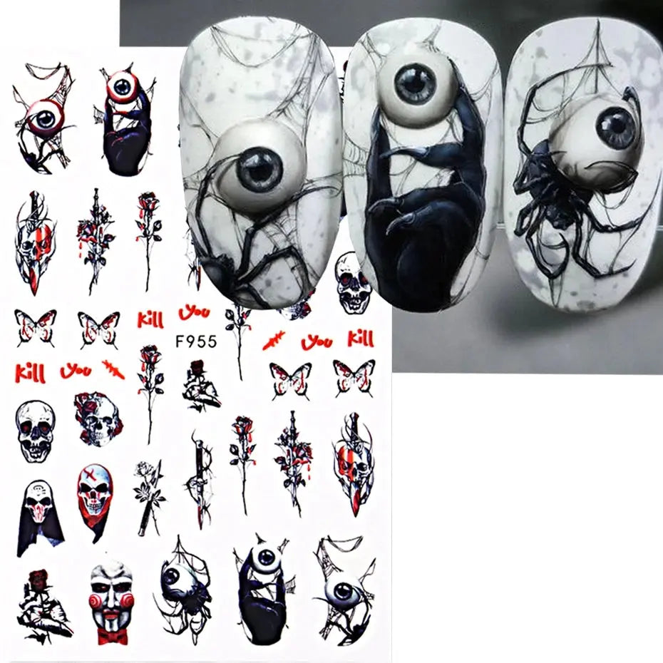 Nail Stickers Gothic Design SS69 7.69 F955