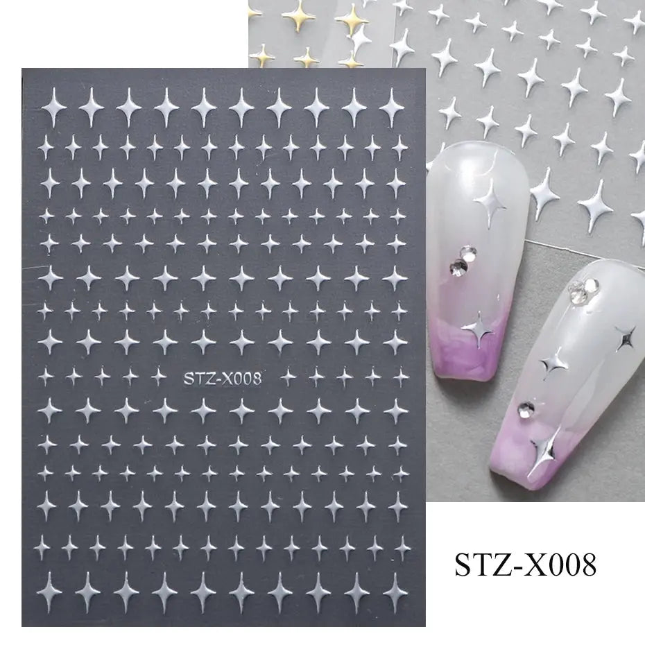 Nail Stickers Gothic Design SS69 5.69 STZ-X008
