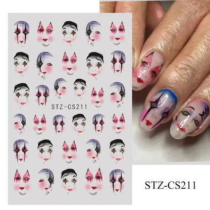 Nail Stickers Gothic Design SS69 6.69 STZ-CS211