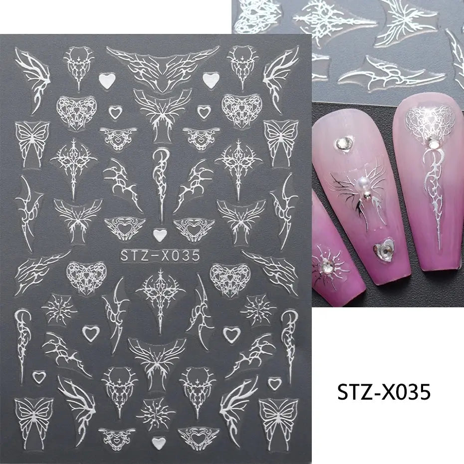 Nail Stickers Gothic Design SS69 6.69 STZ-X035