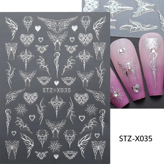 Nail Stickers Gothic Design SS69 6.69 STZ-X035