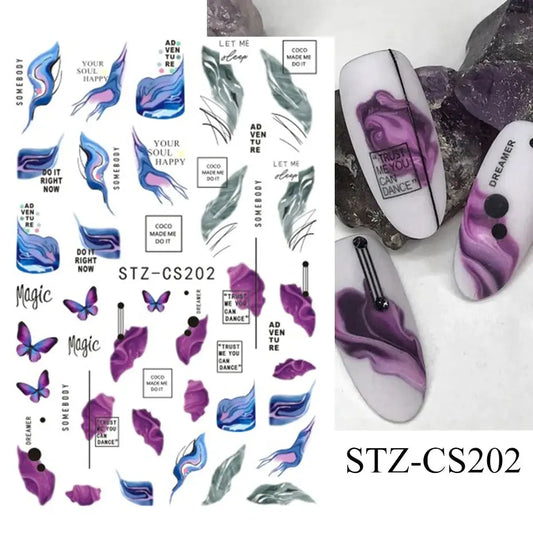 Nail Stickers Gothic Design SS69 6.69 STZ-CS202
