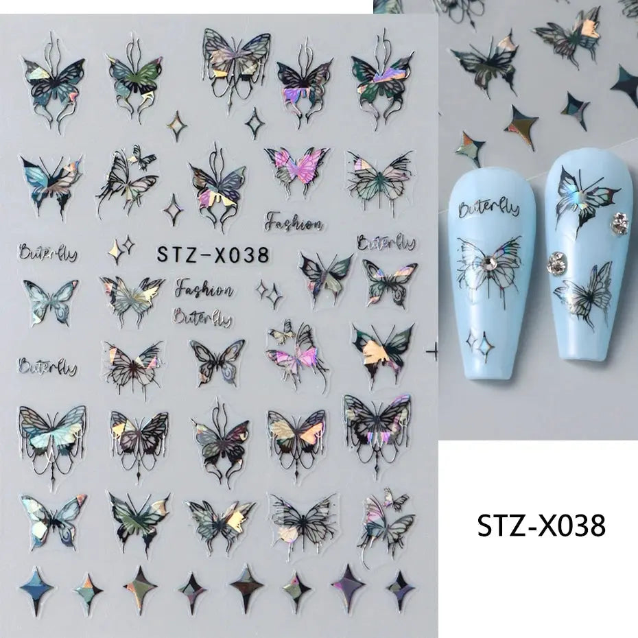 Nail Stickers Gothic Design SS69 5.69 STZ-X038