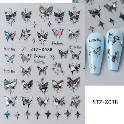 Nail Stickers Gothic Design SS69 5.69 STZ-X038