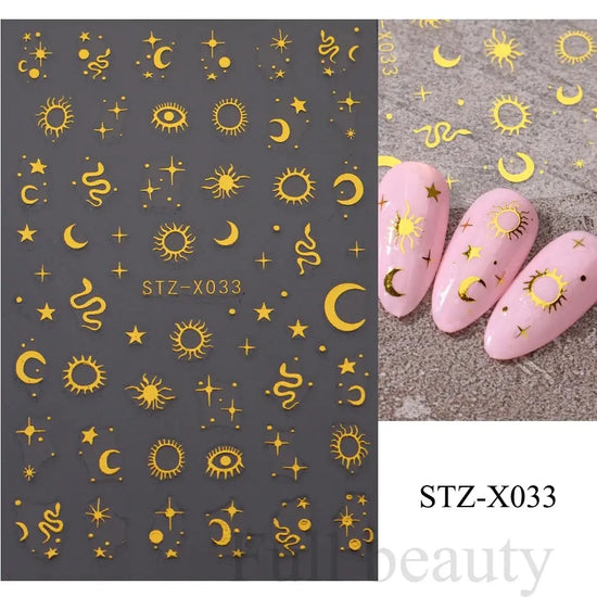 Nail Stickers Gothic Design SS69 6.69 STZ-X033
