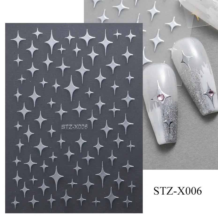 Nail Stickers Gothic Design SS69 6.69 STZ-X006