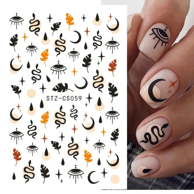 Nail Stickers Gothic Design SS69 6.69 STZ-CS059