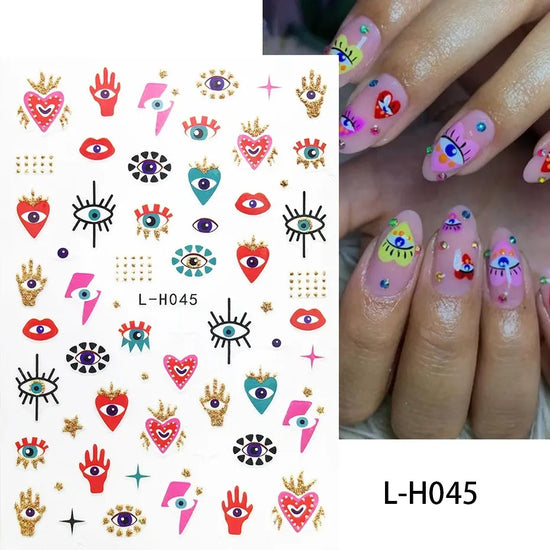 Nail Stickers Gothic Design SS69 7.69 L-H045