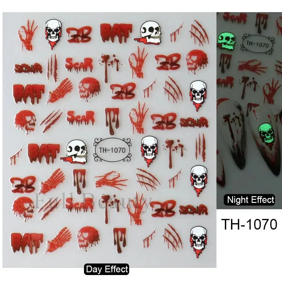 Nail Stickers Gothic Design SS69 7.69 TH-1070